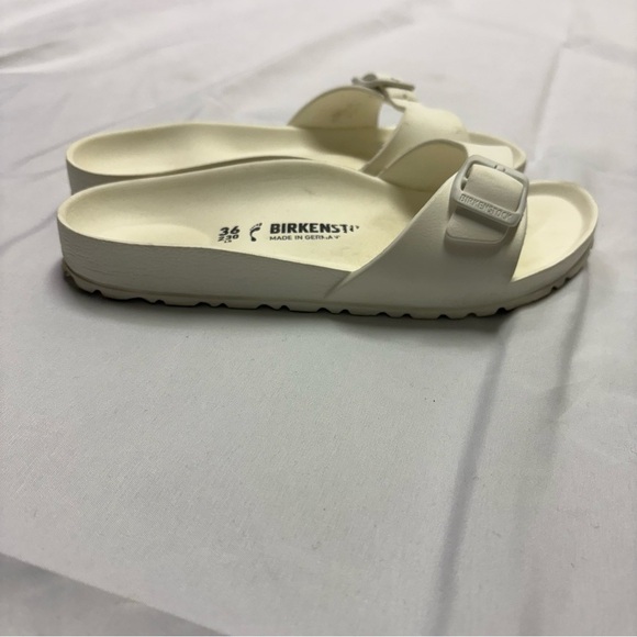Birkenstock Women’s 36 EVA Madrid Essentials Sandals White Slip On Waterproof - Picture 3 of 8